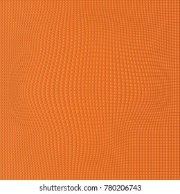orange wave dot background. abstract wallpaper. orange pattern dot.