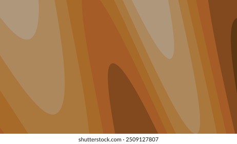 Orange wave paper cut abstract background for backdrop or presentation