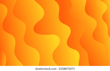 orange wavy background. orange layered gradient background. elegant wavy background wallpaper. abstract honey background.