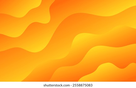 orange wavy background. orange layered gradient background. elegant wavy background wallpaper. abstract honey background.