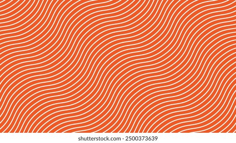 Fondo abstracto de patrón de línea ondulada naranja para fondo o presentación
