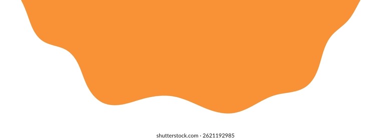 orange wavy liquid background. splashing honey design element. orange colored abstract dripping pattern for packaging design. flowing melted caramel on white background.