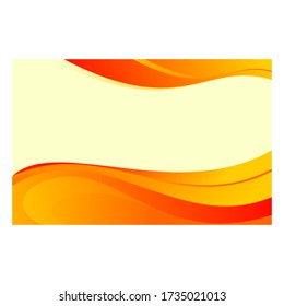 orange Wavy waves banner color line for web banner. vector abstract design.