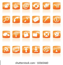 Orange Web Icons