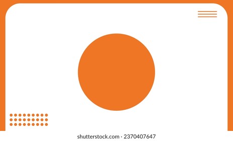 orangefarbener und weißer 2-D-geometrischer Hintergrund