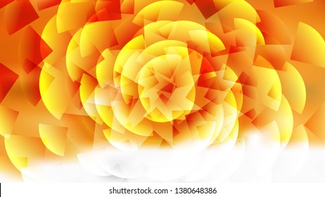 Orange and White Abstract Background