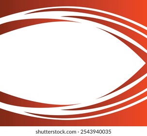 Orange and white background with dynamic curves