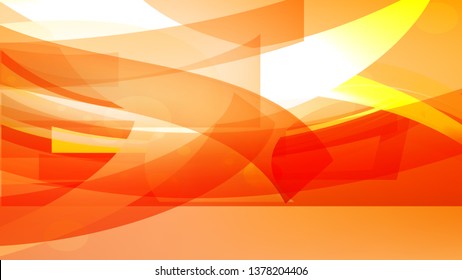 Orange and White Background Vector Image