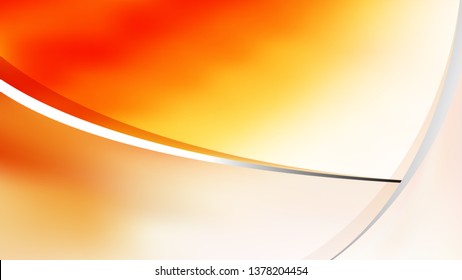 Orange and White Background Vector Image