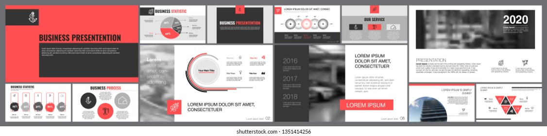 Orange, white and black infographic design elements for presentation slide templates. Business and project concept can be used for corporate report, advertising, leaflet layout and poster design.