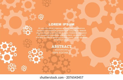 Orange and white blend abstract background with modern concept
