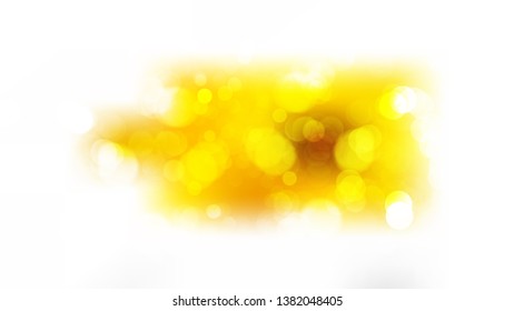 Orange and White Blur Lights Background Vector