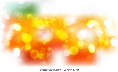 Orange and White Defocused Background