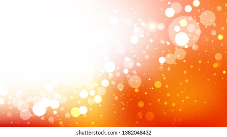 Orange and White Defocused Background Vector Art