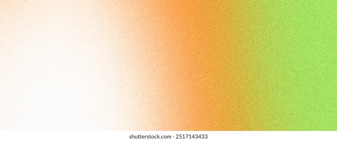Orange white green gradient background, noise grain effect, banner poster header, cover design.