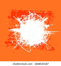 Orange White Grunge Background  Texture