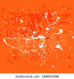Orange White Grunge Background  Texture