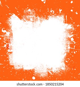 Orange White Grunge Background  Texture