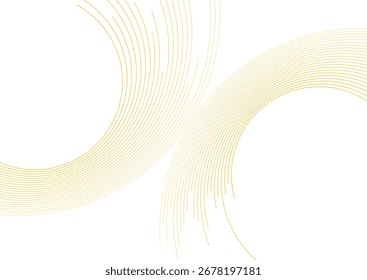 Laranja branco minúsculo linhas redondas abstrato fundo de tecnologia futurista. Design de arte digital vetorial