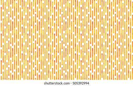 Orange and white pattern. Vector seamless orange and white pattern with irregular lines and rounded corners. Parallel vertical lines. Pattern background. Abstract pattern. Horizontal halloween pattern