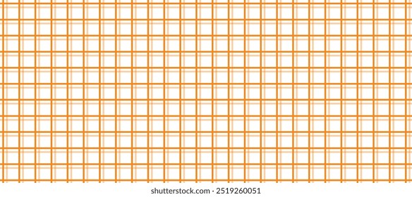 Orange and white plaid checkered background