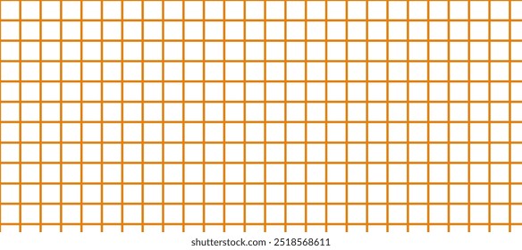 Fondo de textura de tela a cuadros naranja y blanco
