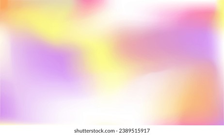 Orange white purple color background media post, wallpaper presentation. Tender wedding invitation print cover. Pastel blue yellow pink violet banner. Rainbow template wallpaper for app ads web card. 