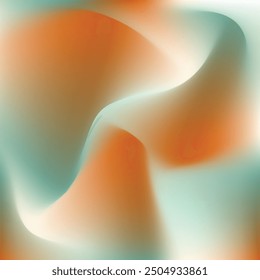 orange white sage teal color gradiant illustration. orange white sage teal color gradiant background. not focused image of bright orange white sage teal color gradation.
