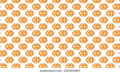 Orange-weißer, nahtloser Hintergrund mit Quadraten