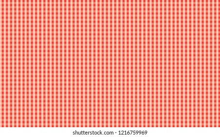 Orange and white tablecloth background.Vector Illustration.
