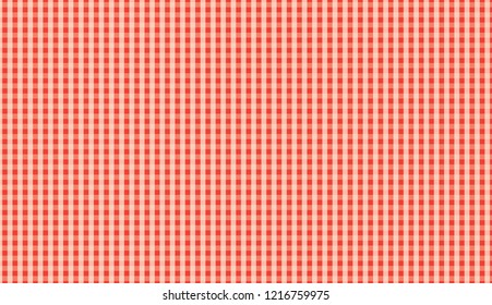 Orange and white tablecloth background.Vector Illustration.
