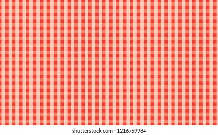 Orange and white tablecloth background.Vector Illustration.
