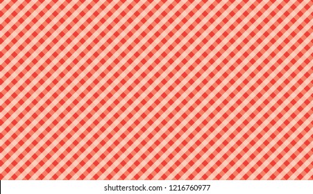 Orange and white tablecloth background.Vector Illustration.