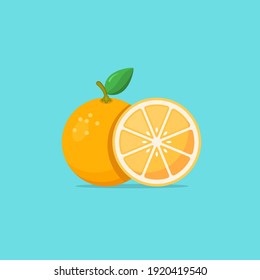Ilustración aislada del vector de frutas y frutos cortados.