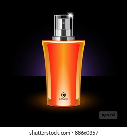 Orange Women's Perfume Bottle