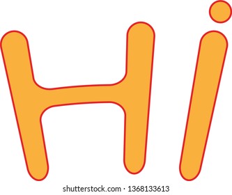 orange word hi