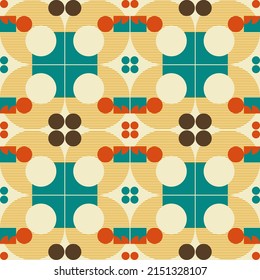 Orange, yelloe, blue abstract image for background or printing on textiles