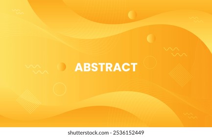 Orange Yellow Abstract Background Design Slide Presentation Banner Poster