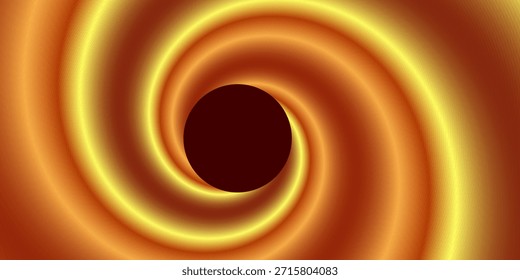 Orange and yellow abstract background for design with radial blur.