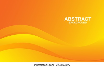 Orange and yellow abstract background. Fluid shapes composition. Eps10 vector
