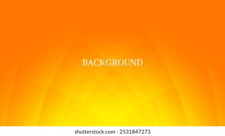Fundo abstrato laranja e amarelo com textura sobreposta e tons de gradiente, raios de luz	
