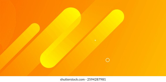 Orange and yellow abstract gradient background with dynamic shapes composition design background vector illustration. Futuristic, Luxury, graphic, degital. Perfect for modern projects, business.