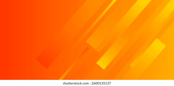 Orange and yellow abstract gradient background with geometric rectangle shapes  and abstract lines design background vector illustration eps10. Perfect for modern, Futuristic, dynamic,graphic,degital.