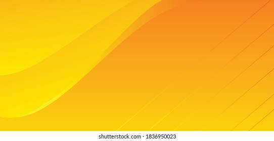 orange yellow background abstract banner design