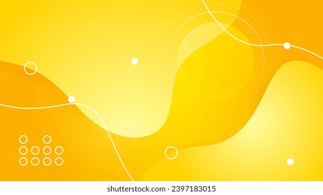 Orange yellow background. Abstract orange yellow pattern texture poster cover gradient template. Vector abstract graphic design banner pattern presentation background web template.