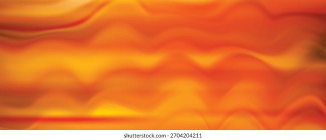 Orange and yellow background of abstract warm curves
