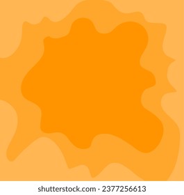 Orange and yellow background, minimalist picture, orange background, bright orange background, vector, flat pattern