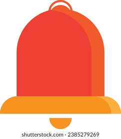 orange yellow bell vector deisgn