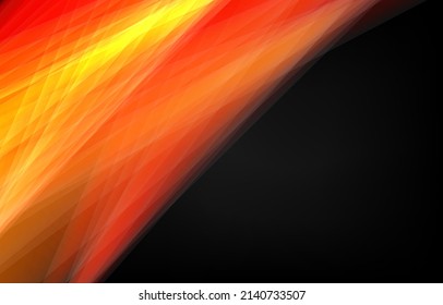 orange yellow black abstract vector background.