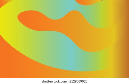 orange, yellow and blue gradient blend background